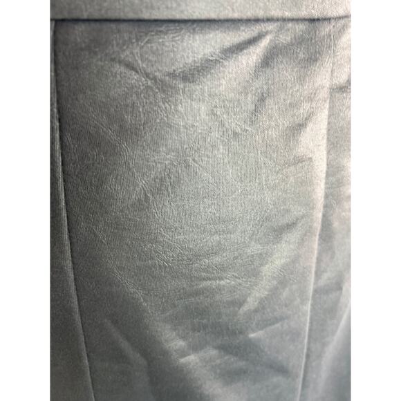 skirt A line leather look gray - Picture 3 of 8
